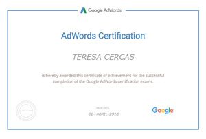Certificación Adwords fundamentos